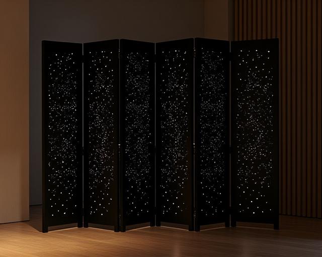Modular constellation screen room divider